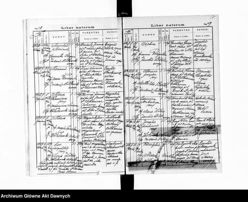 image.from.unit.number "Parafia: Lwów, parafia św. Anny. Dekanat: Lwów. Księga metrykalna urodzeń, ślubów i zgonów dla całej parafii."