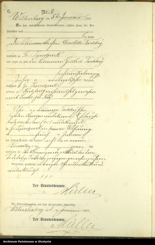 image.from.unit.number "Sterbe-Neben-Register Nr 1 - 174"