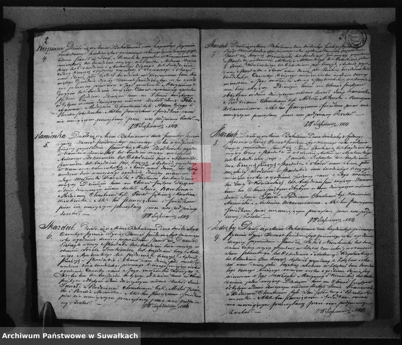 image.from.unit.number "Duplikat Aktów Urodzonych zaślubionych i Zejscia Parafii Bakałarzewo za rok 1861 sporządzony"