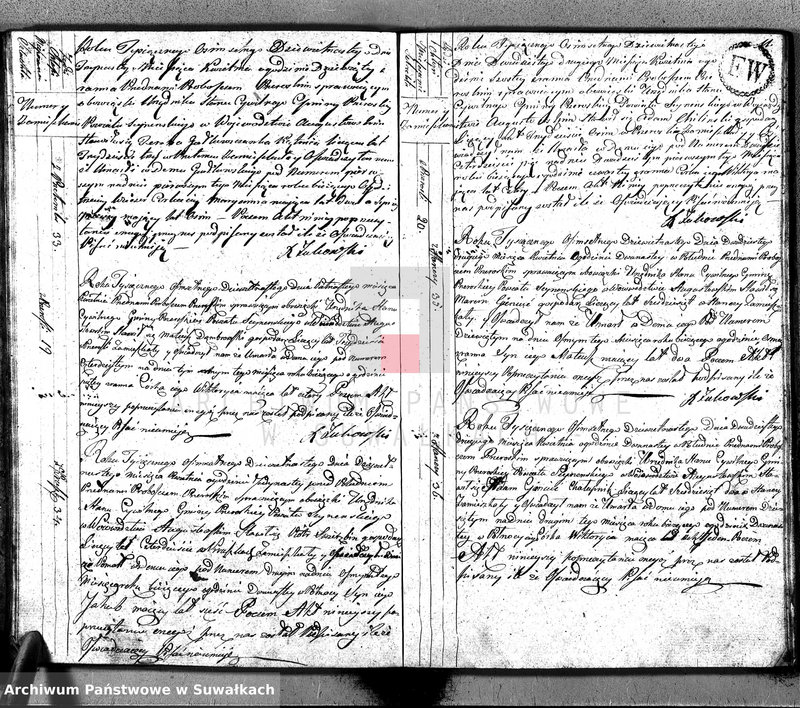 image.from.unit.number "Akta Zeszłych Gminy Przeroślskiey z Roku 1819 od 1- go Stycznia"