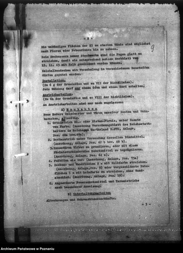 Obraz 13 z jednostki "Bauwirtschaft - Sparmassnahmen im Rahmen des Bauverbots"