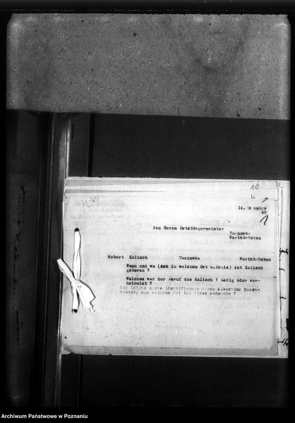 Obraz 5 z jednostki "Robert (August?) Kalisch (Rosko, powiat Chodzież"