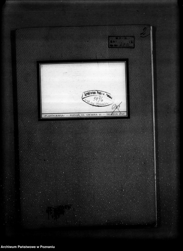 Obraz 4 z jednostki "Szkic projektowanej elektryfikacji gminy miasteczka Tarnowo Podgórne 1:25000"