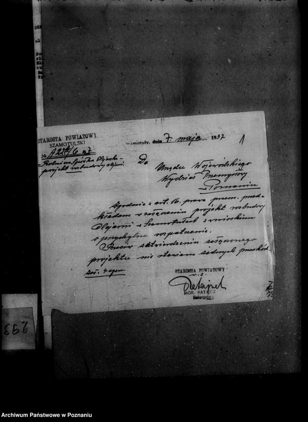 Obraz 5 z jednostki "Zatwierdzenie zakładu przemysłowego rafinerii i kotłowni/ Rolniczej Spółki Olejarskiej Spółka z o. o. w Szamotułach"