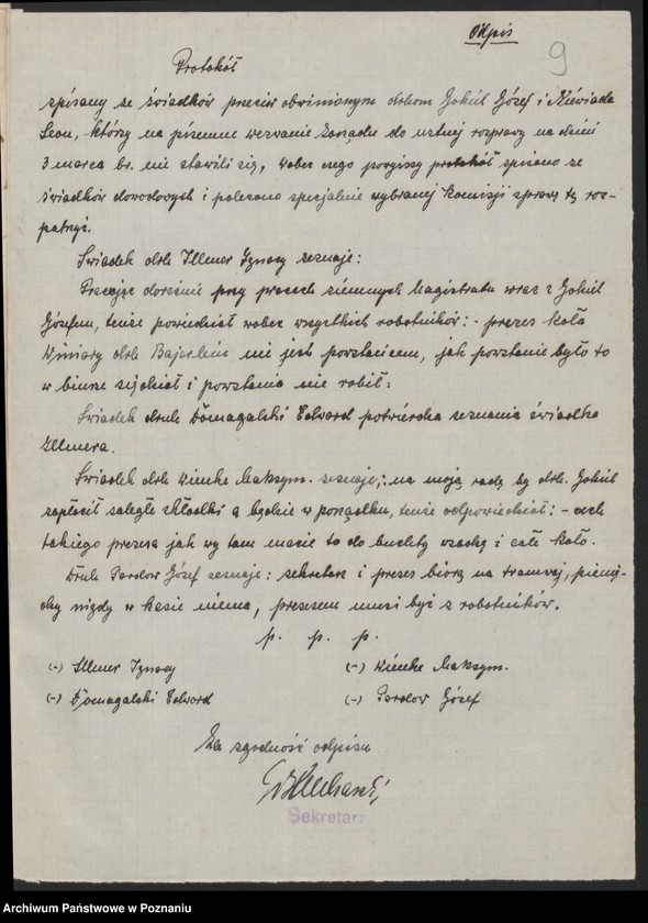 Obraz 13 z jednostki "Poznań - Winiary akta koła."