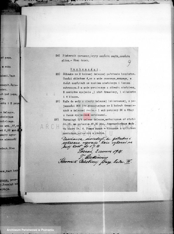 Obraz 13 z jednostki "Sprawy budowlane majątku państwowego Jankowo-Młyn"