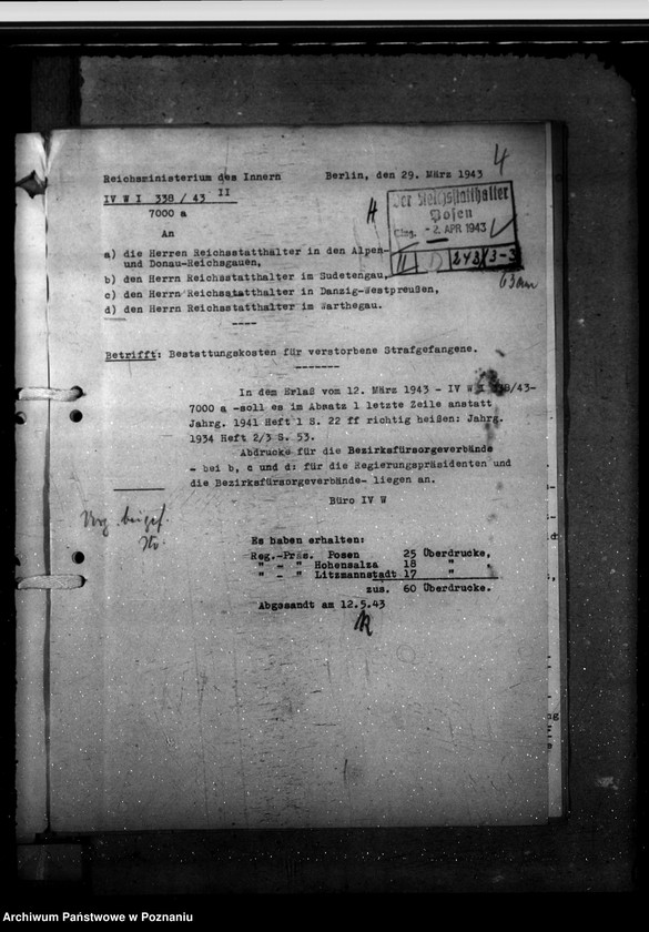 Obraz 8 z jednostki "Bestattungskosten für verstorbene Strafgefangene"