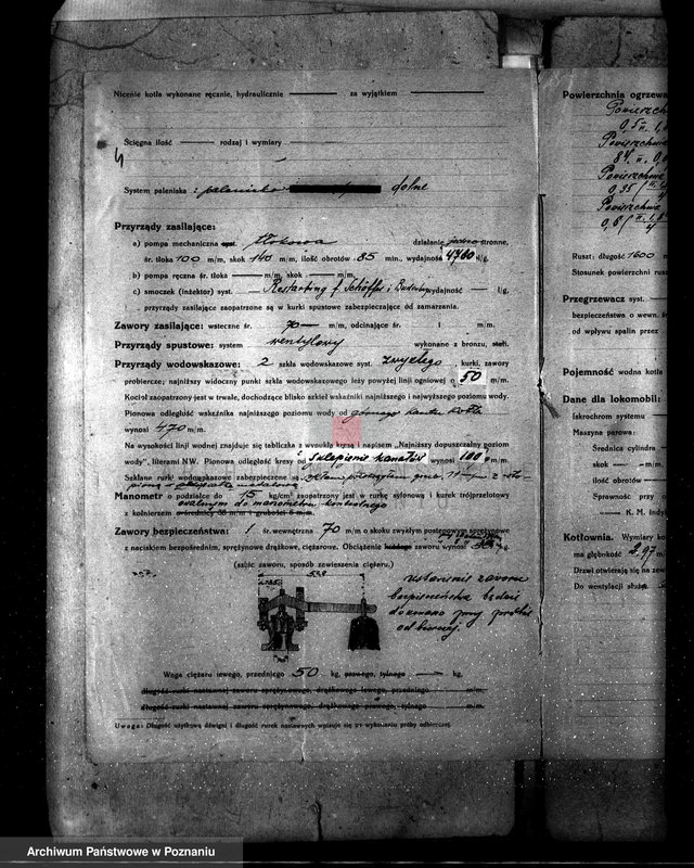 Obraz 8 z jednostki "Fabryka porcelany i wyrobów ceramicznych Towarzystwo Akcyjne "Kieramos" Kocioł nr fabr. 565, kocioł nr porządkowy 36"