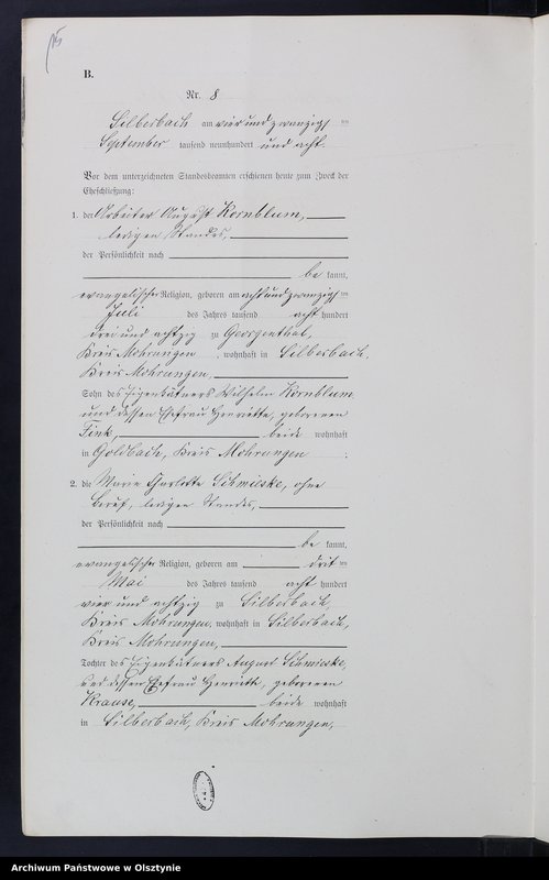 image.from.unit.number "Heirats-Neben-Register Nr 1 - 21"