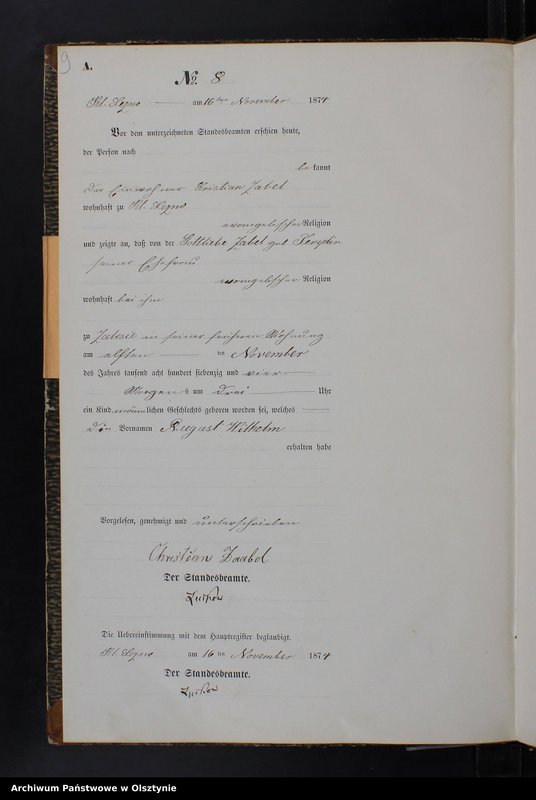 image.from.team "Urząd Stanu Cywilnego w Boleszynie pow. nowomiejski (dawny pow. brodnicki)"