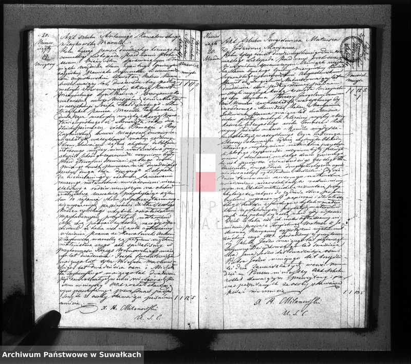 image.from.unit.number "Akta zaślubionych gminy wiżańskiey obwodu seyneńskiego, w województwie augustowskim od dnia 1-go stycznia do dnia ostatniego grudnia 1823 roku"