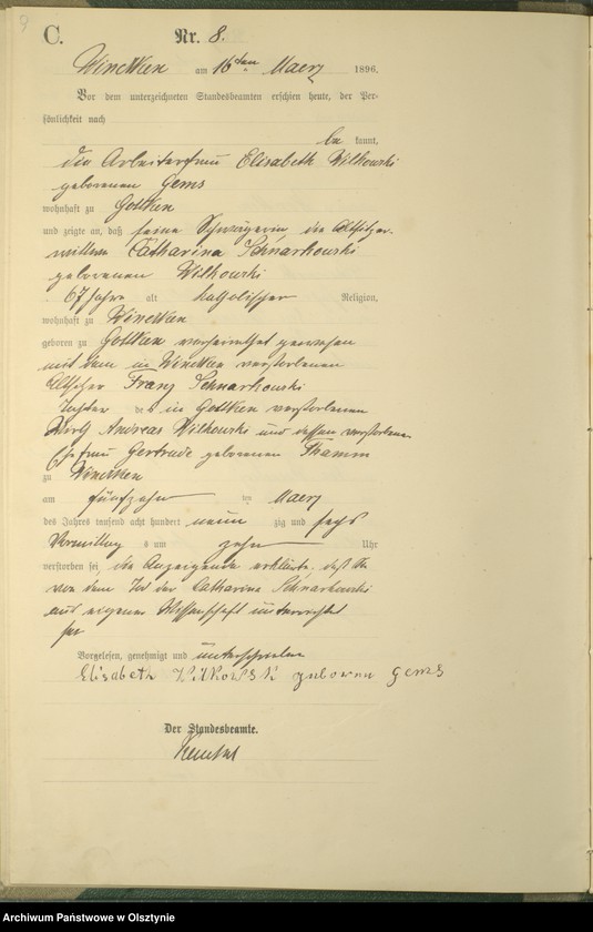 image.from.unit.number "Sterbe-Haupt-Register Nr 1 - 50"
