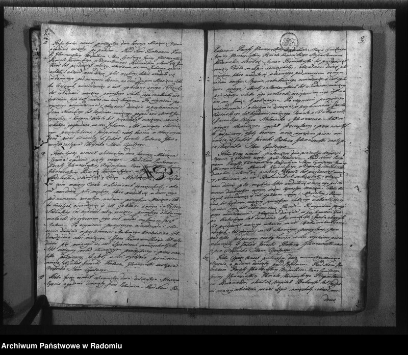 image.from.unit.number "Księga urzędnika stanu cywilnego parafii Głowaczew na rok 1815"