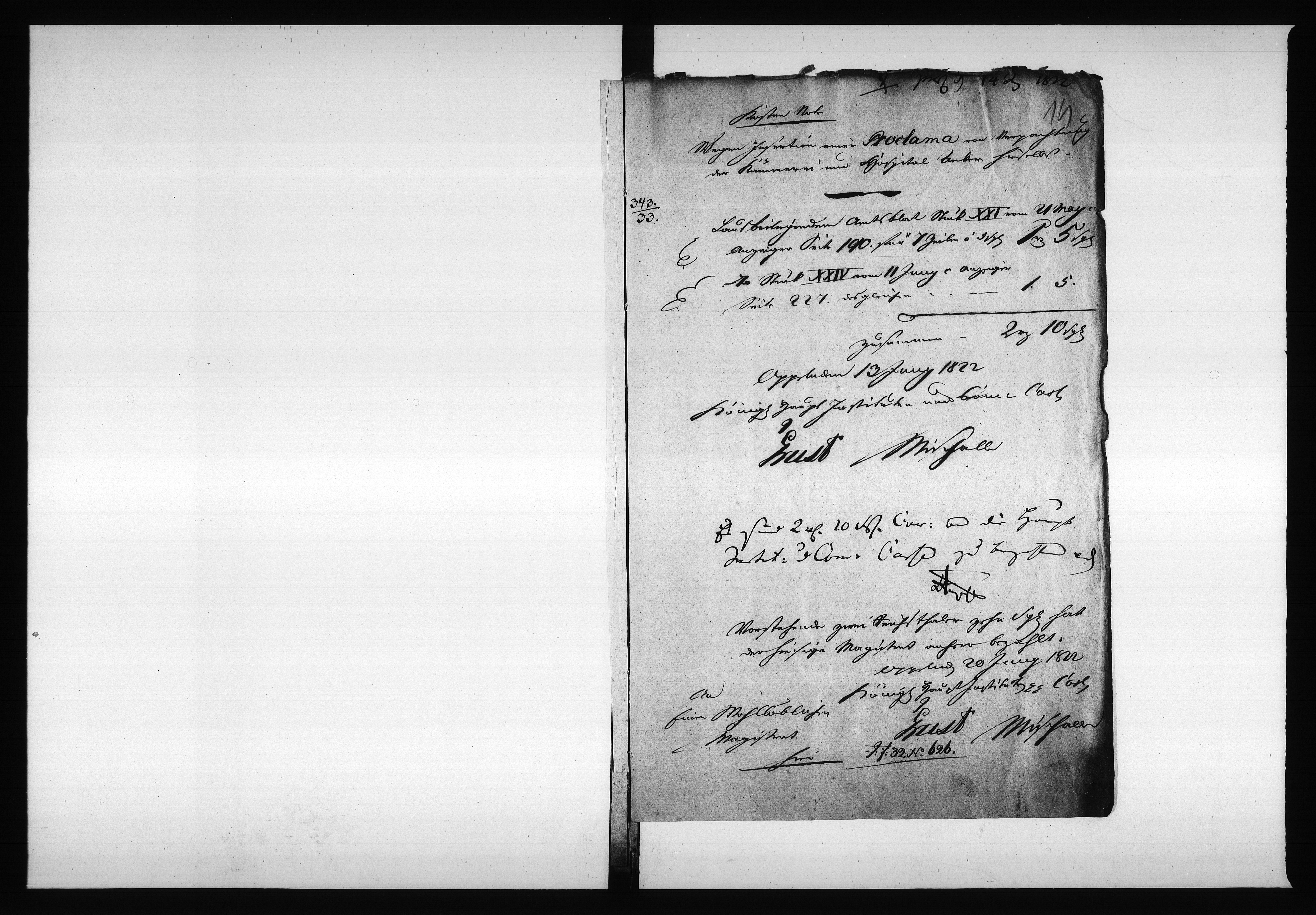 Obraz 13 z jednostki "Acta von Verpachtung der Cämmerey und Hospital Acker und Realitaeten Vol. III de anno 1822 bis 1833"