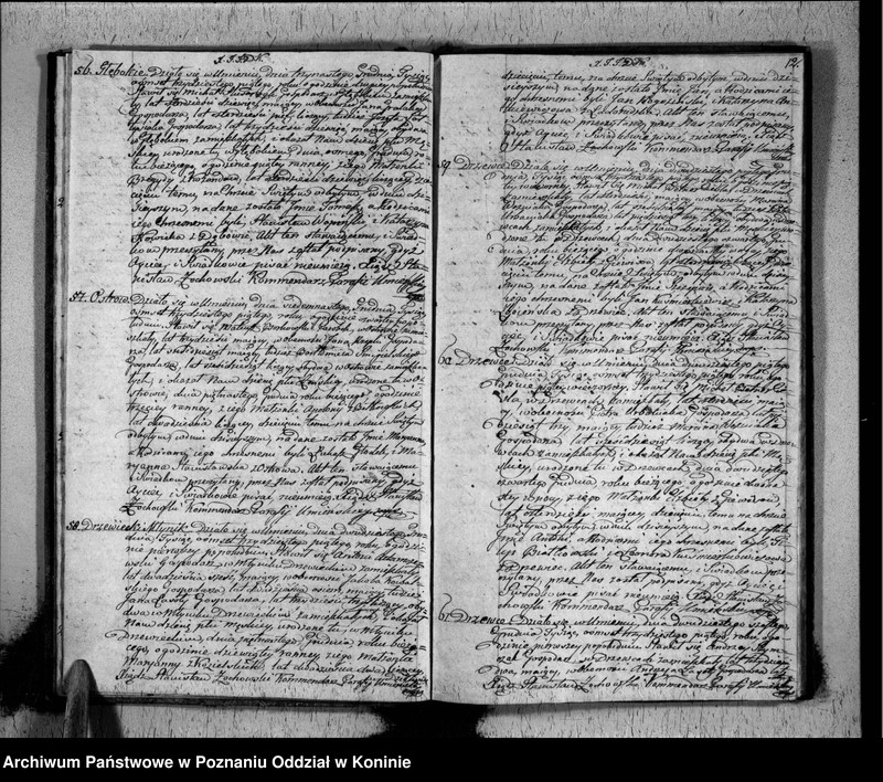 Obraz 15 z jednostki "Akta urodzonych, zaślubionych, zmarłych"