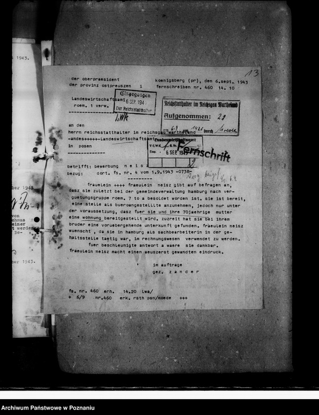 Obraz 18 z jednostki "Bewerbungen um Anstellung"