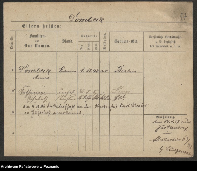 Obraz 19 z jednostki "Dąb (Domb - Dąbrowski (żony, wdowy)"