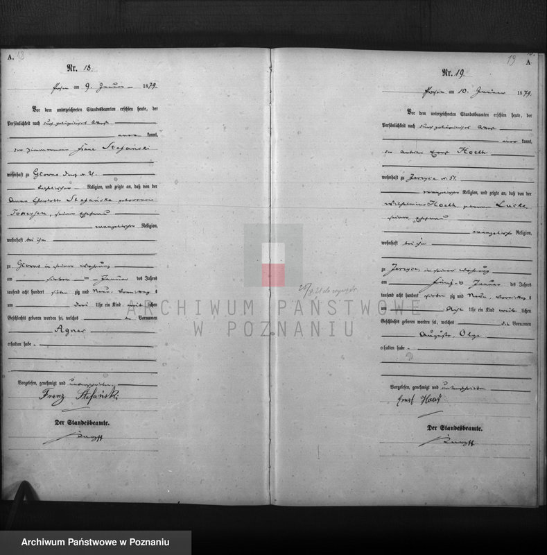 Obraz 11 z jednostki "Księga urodzeń t. I"