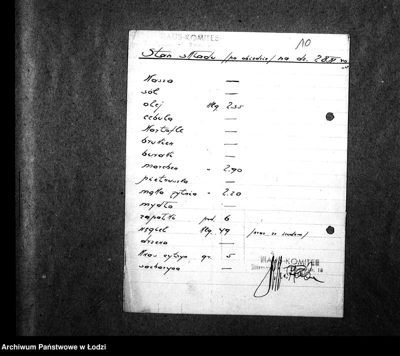 Obraz 13 z jednostki "[Kuchnia przy ul. Drukarskiej 16. Działalność kuchni, personel, konsumenci, kontrole]"