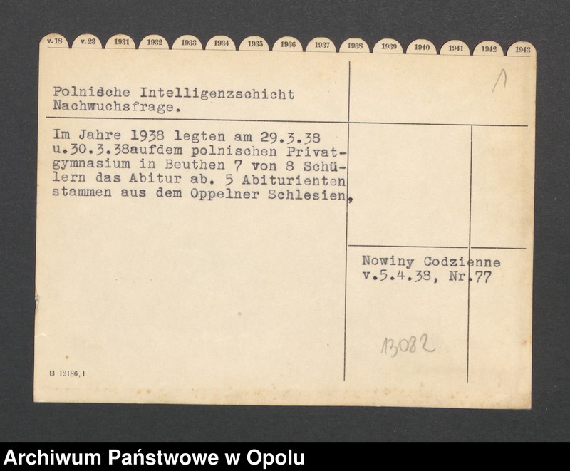 Obraz 3 z jednostki "Polnische Intelligenzschicht Nachwuchsfrage"