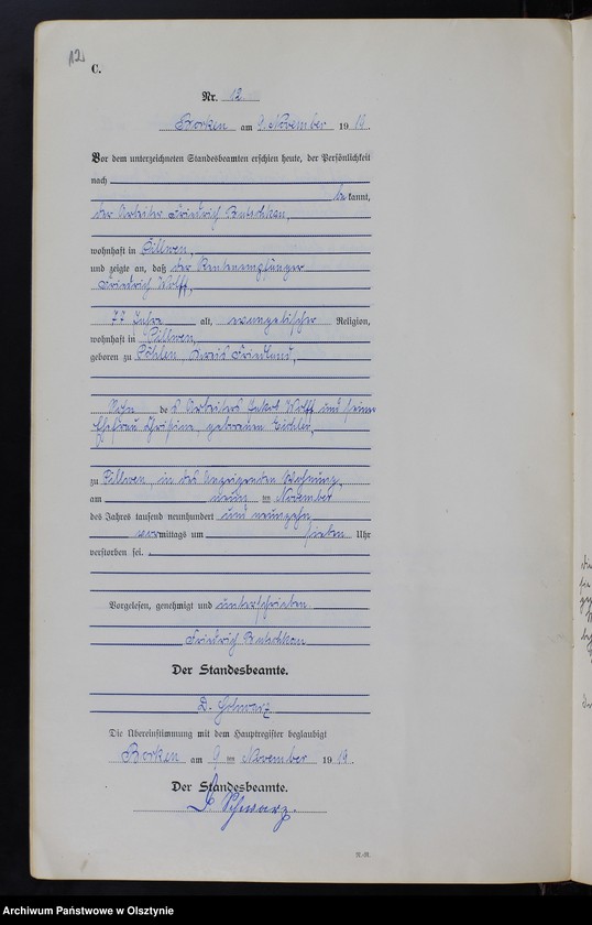 image.from.unit.number "Sterbe-Neben-Register Nr 1 - 16 [ Księga zgonów - wtóropis ]"