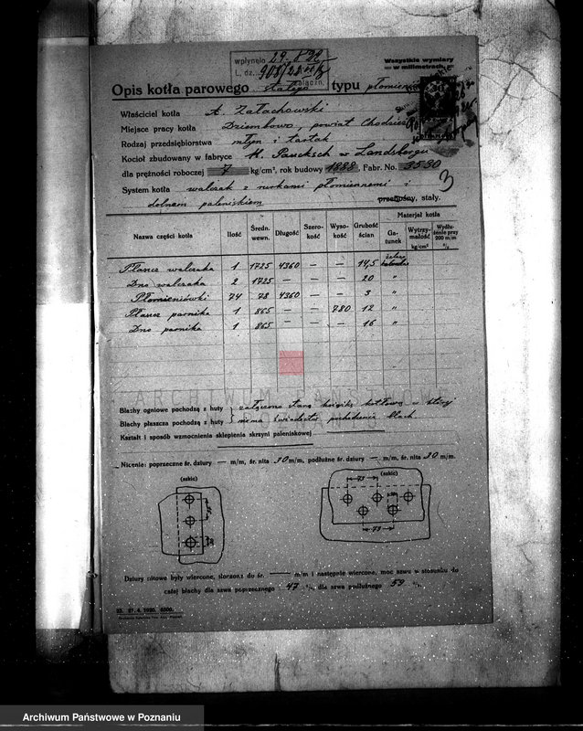 Obraz 7 z jednostki "Młyn i Tartak Apolinarego Załachowskiego w Dziembowie pow chodzieski"