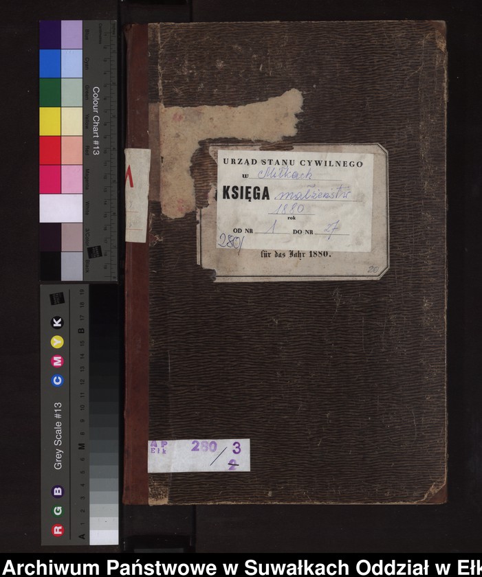 image.from.unit.number "Heiraths-Neben-Register des Preussischen Standes-Amtes Rydzewen Kreis Loetzen"