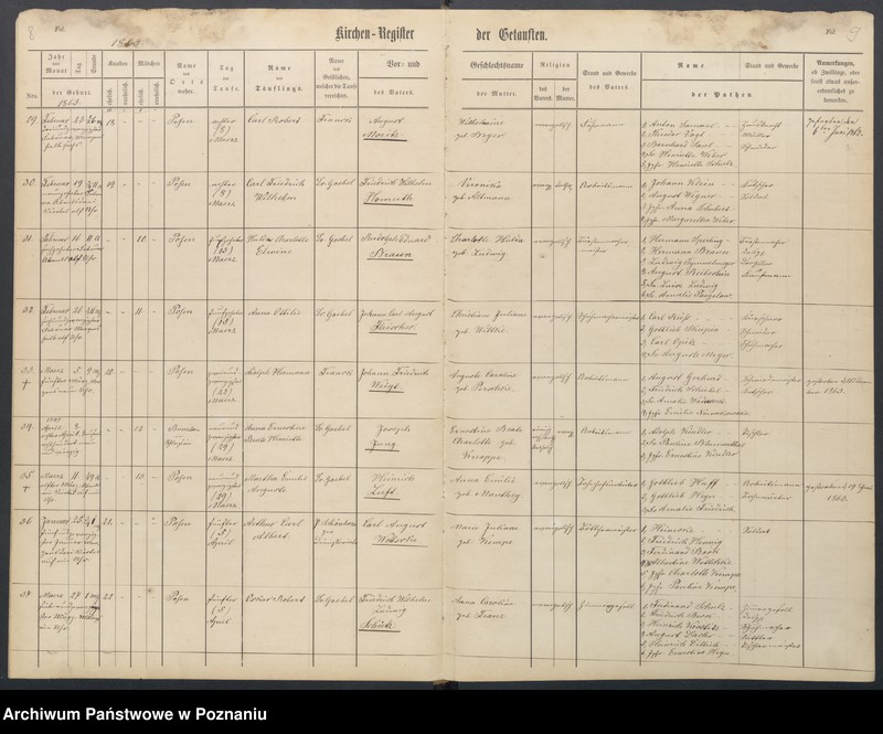 Obraz 7 z jednostki "Duplikat der Taufen, Trauungen, Begräbnisse"