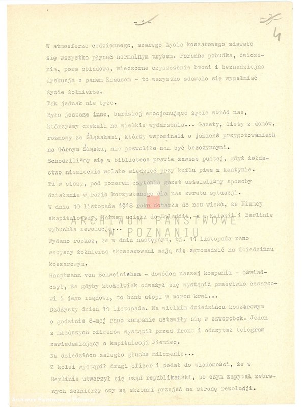 Obraz 11 z jednostki "Relacje i wspomnienia dotyczące powstania wielkopolskiego: 1. Krystynki, powiat Rawicz, województwo poznańskie, 2. Krotoszyn, powiat Krotoszyn, województwo poznańskie, 3. Krobia, powiat Gostyń, województwo poznańskie."