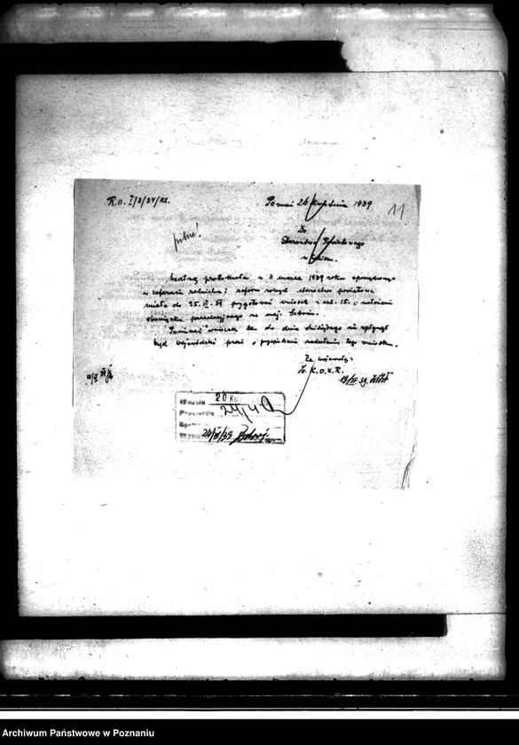 Obraz 15 z jednostki "Opłaty należności za scalenie gruntów wsi Popów, Szczytniki, Kolonia Szczytniki, Korzekwin, Kuczawola, Marcjanów, gminy Iwanowice powiatu kaliskiego"