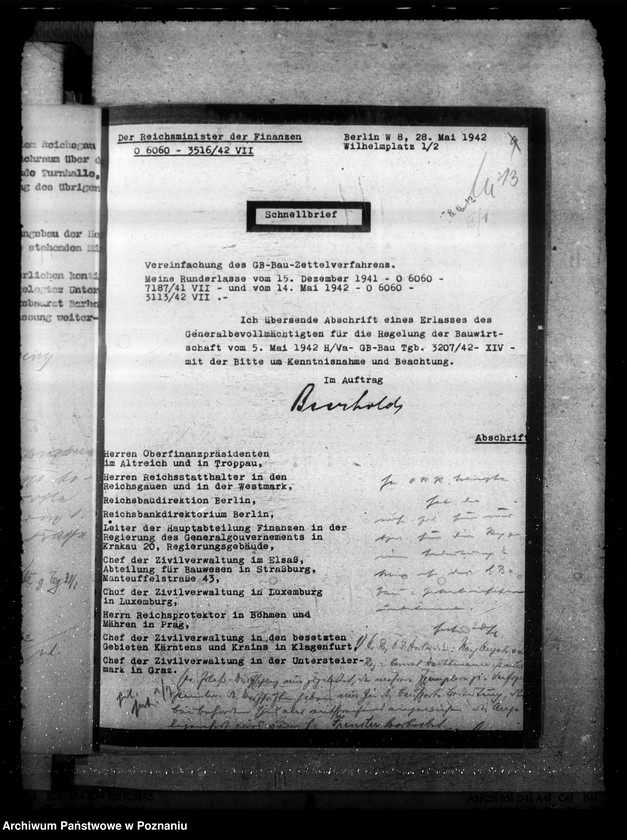 Obraz 18 z jednostki "Zuweisung beschlagnahmter Grundstücke. Schulgrundstück. Liquidierung der polnischen Schulvereine. Sommerkolonie- Komitee"