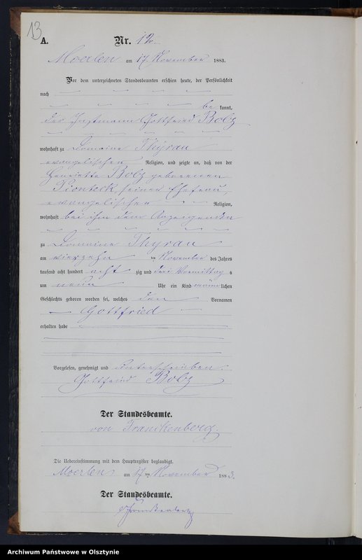 image.from.unit.number "Gewburts-Neben-Register Nr 1 - 13"