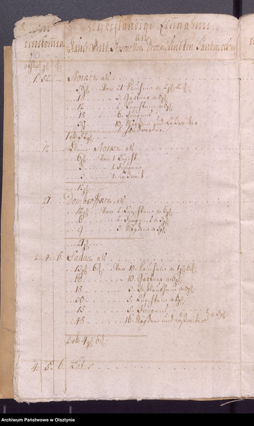 image.from.unit.number "Kobultische Kirchen Jahres-Rechnung über Einnahme und Ausgabe Geld"