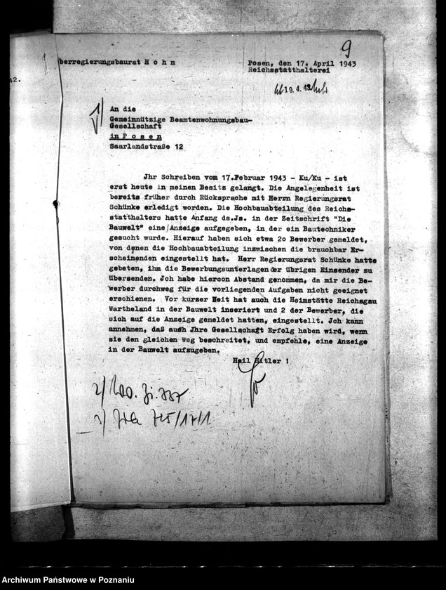 Obraz 15 z jednostki "Posener Kleinwohnungsbau- Gesellschaft mit beschränkter Haftung"