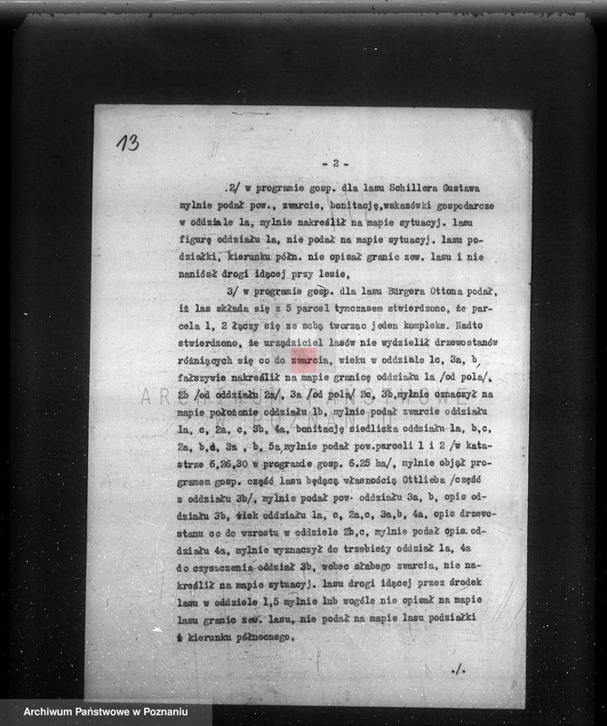 Obraz 18 z jednostki "/Nadzór nad gospodarką leśną/ protokoły badania lasów, programy gospodarcze powiat nowotomyski"