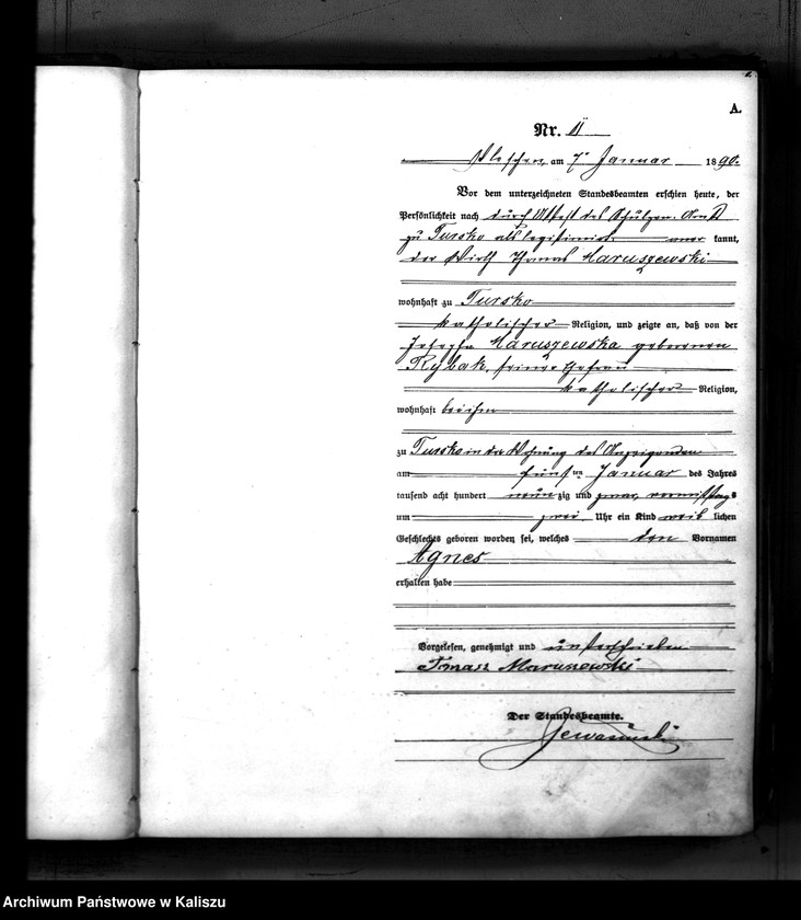 Obraz 14 z jednostki "[Księga urodzeń]"