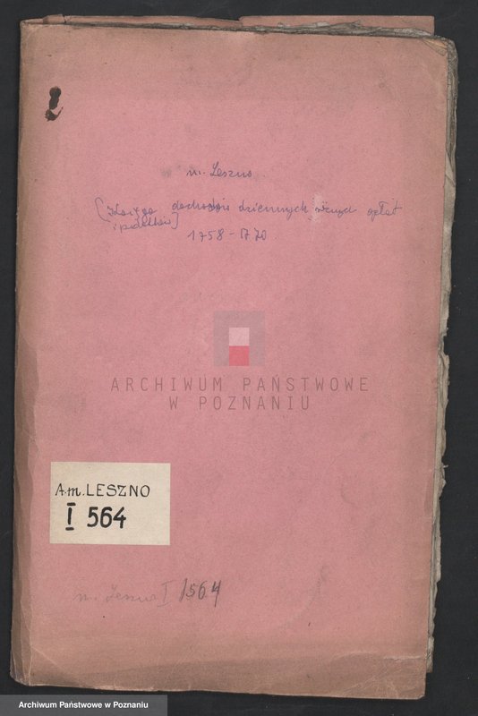 Obraz 1 z jednostki "Tägaliche Einnahmenbuch, Księga dochodów dziennych różnych opłat i podatków; język niemiecki"