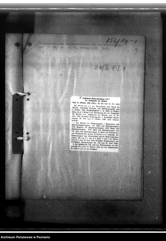 Obraz 7 z jednostki "Eisen- und Metallwirtschaft, sowie Preisbildung der Metallerzeugnisse"