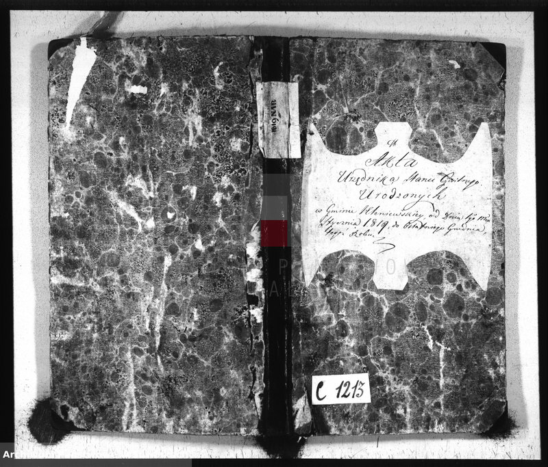 Obraz 2 z jednostki "Akta Urzędnika Stanu Cywilnego Urodzonych w Gminie Jeleniewskiey, od Dnia 1-go Miesiąca Stycznia 1819 do ostatniego Grudnia tegoż Roku."