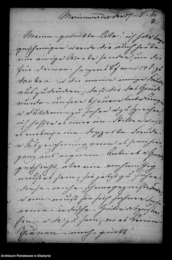 image.from.unit.number "/Briefe der Gräfin Therese Eulenburg, geb. Dönhoff an eine Lila/"