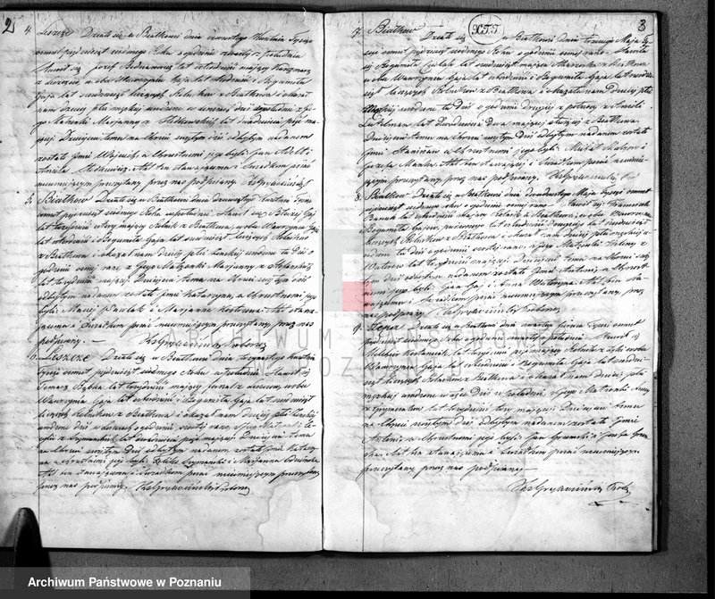 Obraz 3 z jednostki "Księga urodzeń, małżeństw i zgonów"