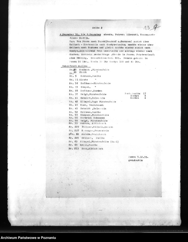 Obraz 17 z jednostki "Wykazy Niemców z okolicy Śmigla w powiecie kościańskim, którzy zginęli w 1939 roku"