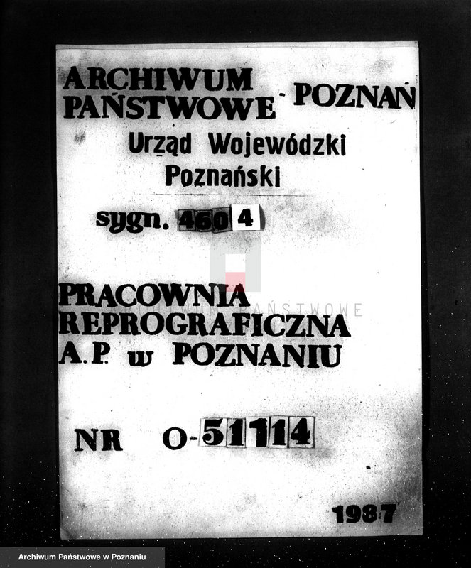 Obraz 1 z jednostki "Zatwierdzenie zakładu przemysłowego /fabryki papy/ w Lesznie, własność R. Łaska"