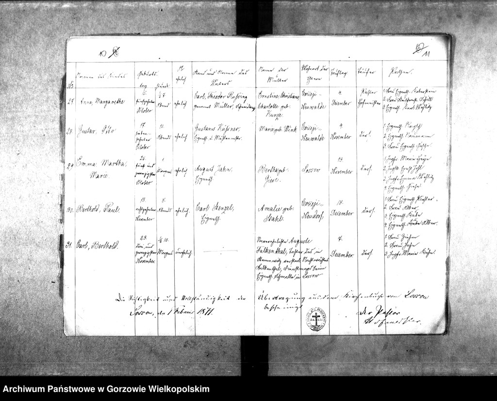 image.from.unit.number "Duplikate der Kirchenbücher von der Parochie Lossow: Lossow (Włostów), Cocceji Antheil Neudorf (Krzyszczyna), Cocceji antheil Neuwalde (Krzyszczynka), Gerlachsthal (Gostkowice), Raumerswalde (Roszkowice)"