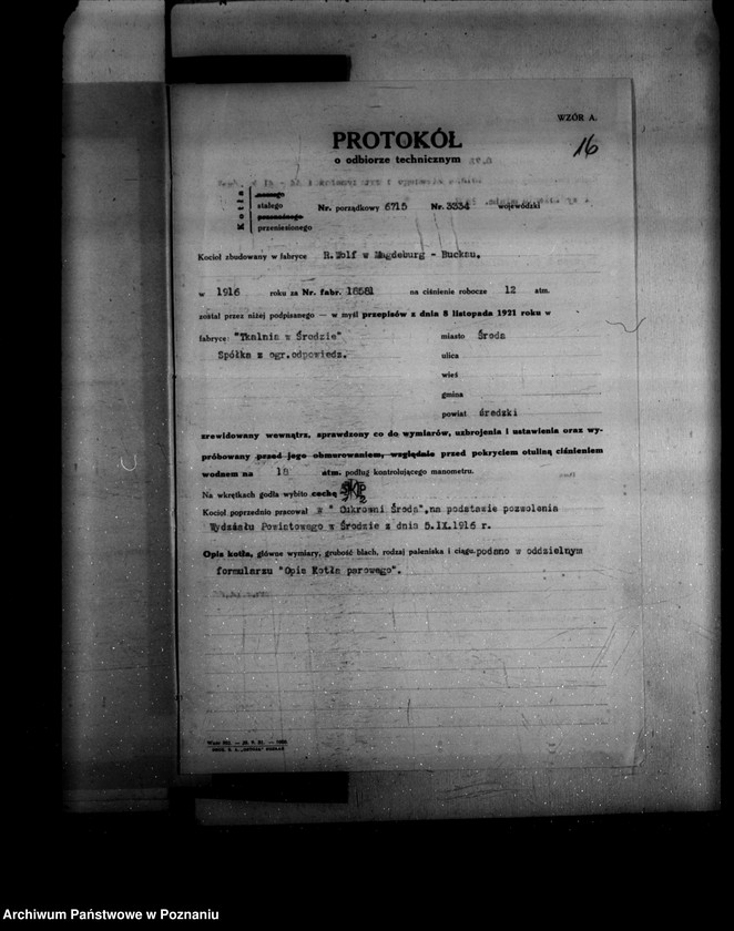 Obraz 20 z jednostki "Tkalnia Spółka z o. o. w Środzie nr woj. 3334"