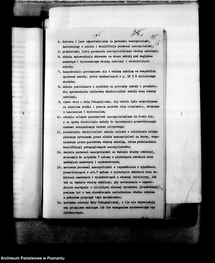 Obraz 20 z jednostki "Miejskie Gimnazjum Żeńskie imienia Błogosławionej Jolanty Gniezno [między innymi sprawozdanie z pracy wychowawczej za rok szkolny 1932/33 oraz budżet miasta Gniezna 1933/34]"