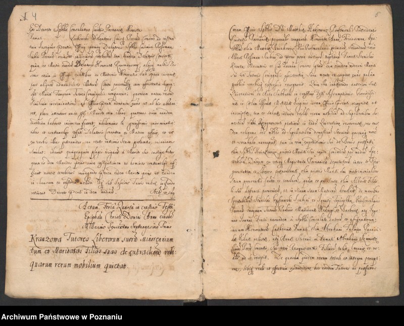 Obraz 5 z jednostki "Protocolon actorum officii consularis Posnaniensis."