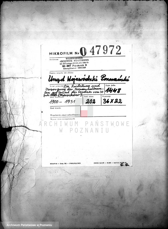 image.from.unit.number "Die Austellung und Versongung der Kommunalbeamten auf Grund des Gesetzes vom 30 Juli 1899 r. /Raszków/"