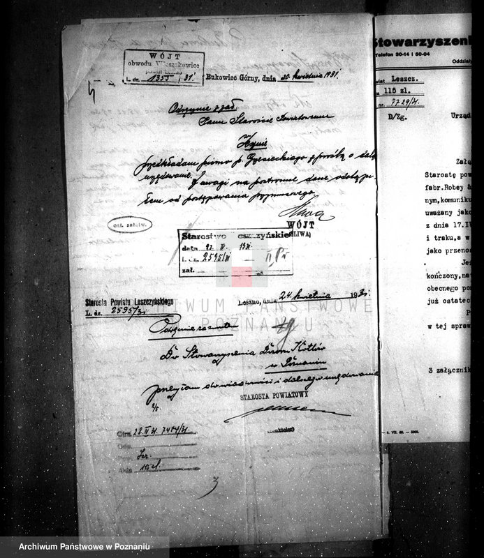 Obraz 8 z jednostki "Tartak A. Grzesickiego w Bukowcu Górnym, pow. leszczyński nr woj. kotła 3056"