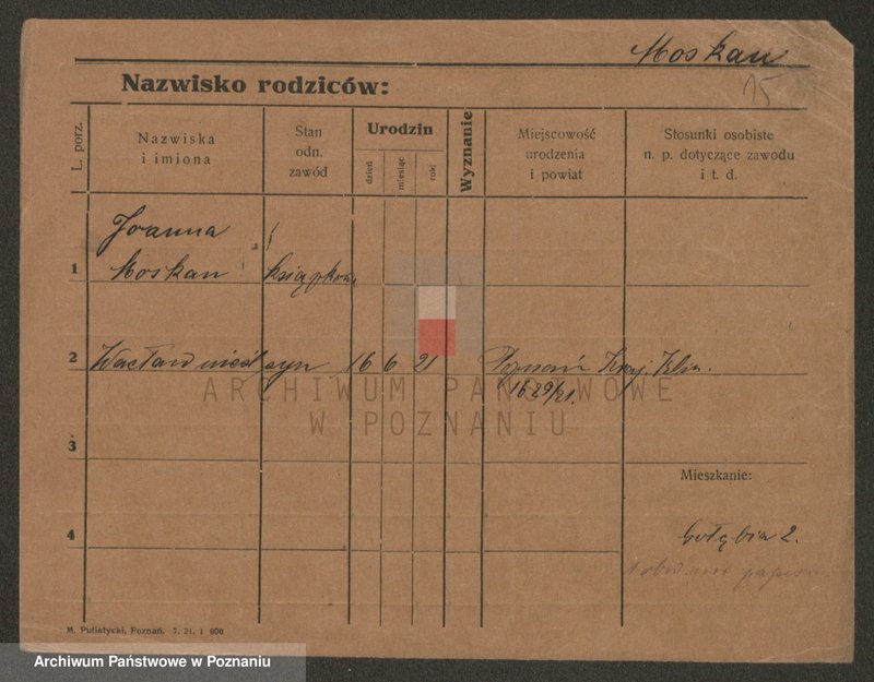 Obraz 15 z jednostki "Moskalski - Możuch"